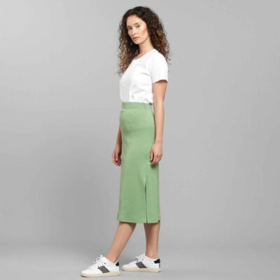 Dam Dedicated Kjolar | Rib Skirt Kvarnvik Sea Green