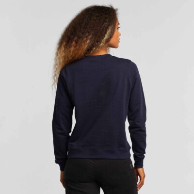 Dam Dedicated Trojor | Sweatshirt Ystad Raglan Local Planet Navy