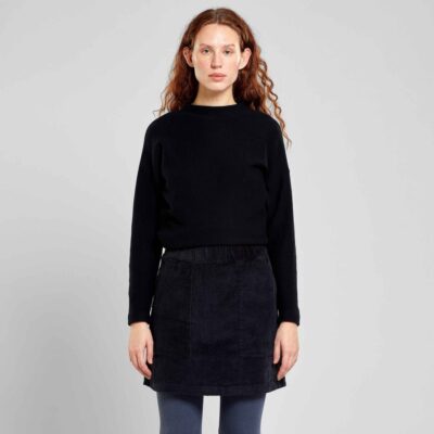 Dam Dedicated Kjolar | Skirt Majorna Corduroy Black