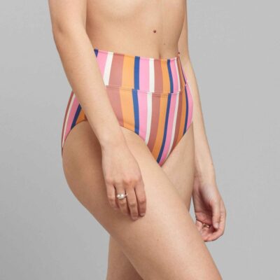 Dam Dedicated Badklader | Bikini Pants Slite Irregular Stripe Multi Colour