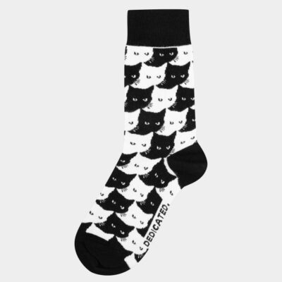 Dam Dedicated Strumpor | Socks Sigtuna Pepita Cats 3-Pack