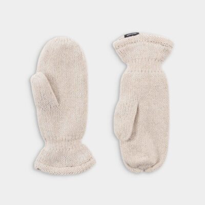 Dam Dedicated Accessoarer | Mittens Handen Wool Pearl White