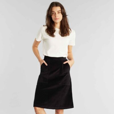 Dam Dedicated Kjolar | Skirt Haga Corduroy Black